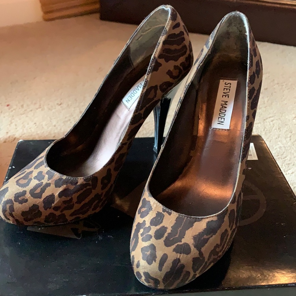 Steve Madden Trinitie Leopard size 8